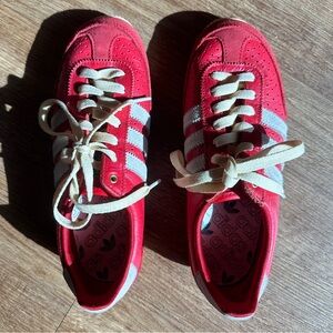 adidas Red and White Women's Shoes